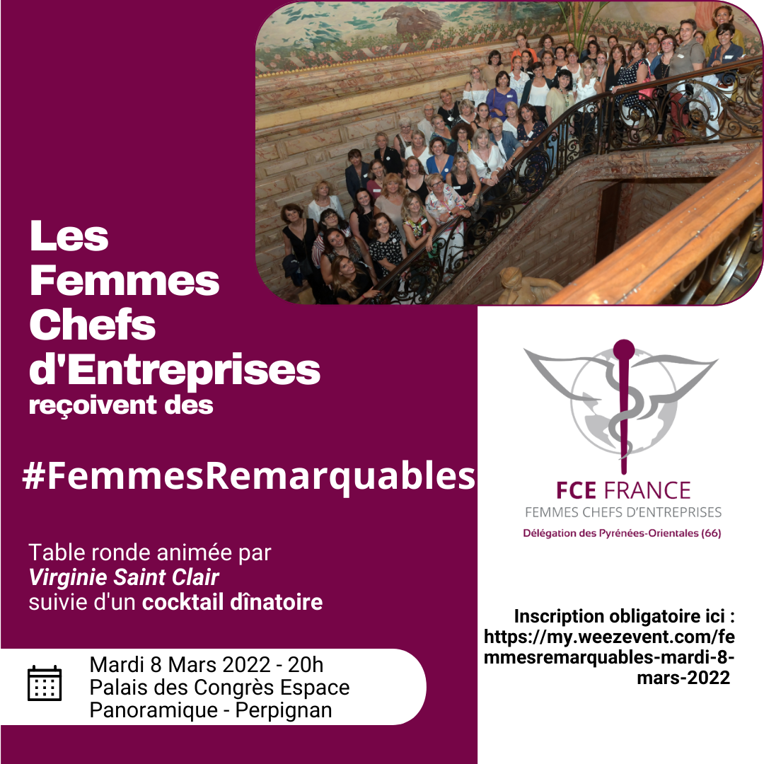 FCE Les #FemmesFormidables invitent les #FemmesRemarquables