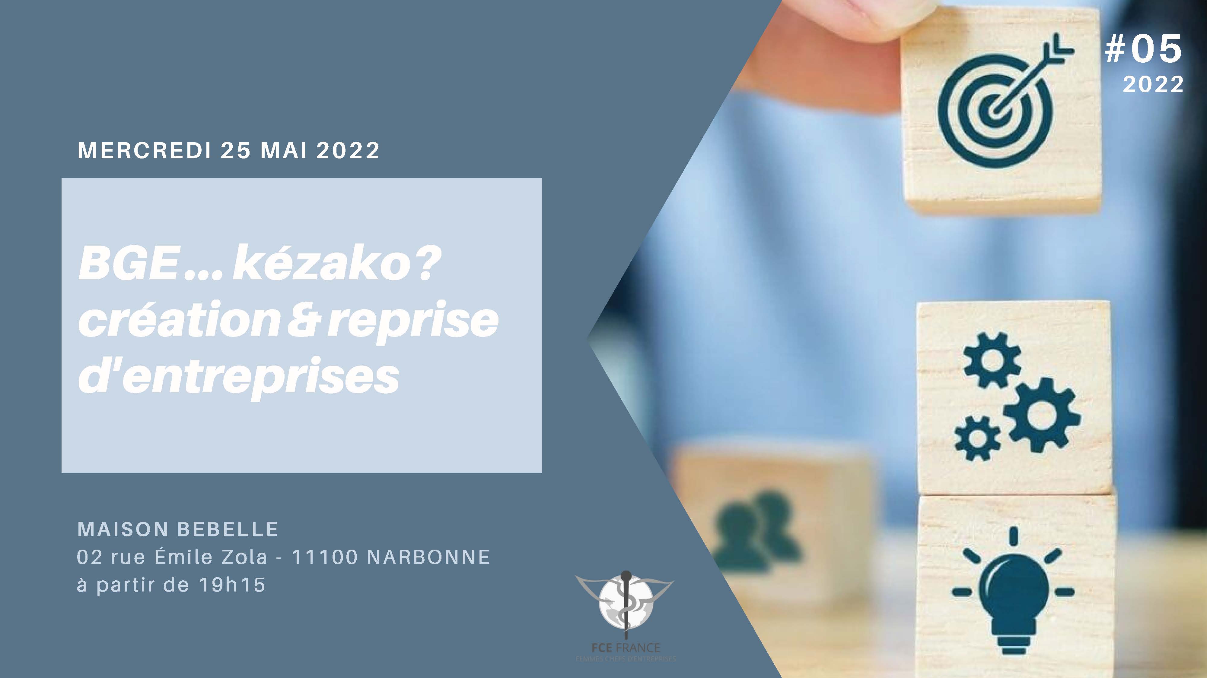 FCE BGE... Kézako? création & reprise d'entreprises